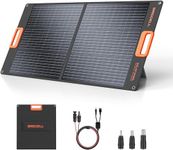 GRECELL 100W Portable Solar Panel for Power Station Portable Generator, 20V Foldable Solar Cell Solar Charger with MC-4 High-Efficiency Battery Charger for Outdoor Camping Van Car Trip