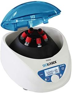 Scilogex SCI-506 Low Speed Centrifuge Machine, 300-5,000 RPM, Holds Up to 6 x 15mL/10mL/7mL/5mL Tubes - Adapter Included, LCD Display, Brushless Motor and 2 Year Warranty