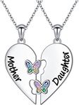 HOOHWE Mother and Daughter Necklace