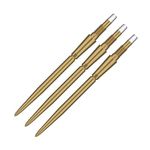 TARGET Darts Swiss Point Storm Dart Points (3 Pack Set of Tips) 35mm Gold SP – Change Dart Point, Professional Darts Accessories