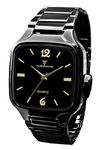 TIMEWORKS Designer Black Square Shape Dial Men's & Boy's Watch 416NNM21