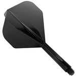 Condor Zero Stress Flight System - Standard Black - Dart Flights Medium