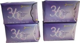 AIRIZ Extra Large 360 Protect Night Use 8pc Sanitary Pad Set of 4