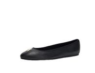 Tommy Hilfiger Women Ballerinas Leather, Black (Black), 37