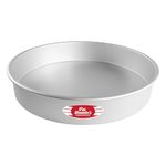 Fat Daddio's PRD-183 Round Cake Pan, Aluminum, Silver