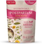 FIVONA Postpartum Soak Blend 48oz - Sitz Bath Salt Natural Soaking Blend - Epsom Salt with Pure Essentials Oils for Soothing Postpartum Recovery, Large Value Pack, Perineal Care