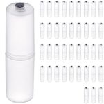 DAOKAI 30Pcs AAA to AA Battery Adapter,Battery Holder Converter Transparent Cases Holder Shell (Batteries are not Included)