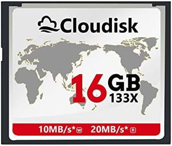 Cloudisk Compact Flash Card 16GB CF 2.0 Card Performance for DSLR camera, Vintage Digital Camera and Industry Equipment (16GB)