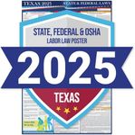 2018 Texas Federal and State Labor Law Posters - UV Protected 24" x 36"