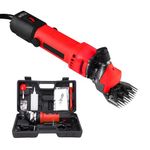 PawLites Electric Sheep Shearing Clipper, 1200W Professional Grooming for Livestock, Pet Goat Farm Wool Trimmer, Red, 220V