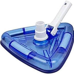 WATERTECH SYSTEMS Triangle Weighted Pool and Spa Vacuum Head, 11" Wide Cleaning Surface Safe on Vinyl Lined Pools