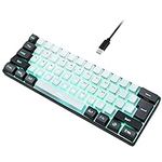 60% Wired Gaming Keyboard, RGB Back