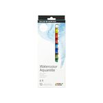 Daler Rowney Simply Watercolor Set - 12 Watercolor Paint Tubes for Student Artists of All Ages - Vibrant Smooth 12ml Watercolor Paints for Canvas Paper and More