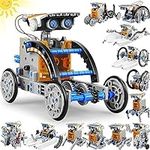 STEM 13-in-1 Education Solar Power Robots Toys for Boys Age 8-12, DIY Educational Toy Science Kits for Kids, Building Experiment Robotics Set Birthday Gifts for 8 9 10 11 12 Years Old Boys Girls Teens