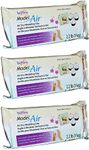 Sculpey Model Air White Dry Clay - New Formula - Lightweight, Durable - Ideal for Kids, Crafts, and Jewelry Projects - 2.2 Pounds, Pack of 3
