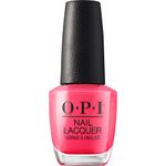 OPI Nail Lacquer, Strawberry Margarita, Pink Nail Polish, 0.5 fl oz