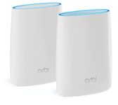 Netgear Orbi High Performance AC3000 Tri-band Whole Home Mesh WiFi System with 3Gbps Speed (RBK50, 1 Router & 1 satellite Covers Upto 5000 sqft)1 WAN & 3 LAN for the Router|4 LAN for each Satellite