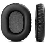 ACCOUTA Professional Replacement Earpads Cushions Compatible with JVC HA-S90BN HA-S70BT Headphones Ear Pads with Softer Protein Leather/Memory Foam