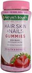 Nature's Bounty Optimal Solutions Hair, Skin And Nails Gummies, 80 Ea (Pack Of 6)