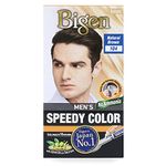 Bigen Bigen Men's Speedy Hair Color Natural Brown 40gm+40gm -104, 80g, (Model: 104.0)