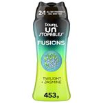 Downy Unstopables Fusions In-Wash Laundry Scent Booster Beads, Twilight and Jasmine Scent, 2-in-1 All Day Freshness, 453G