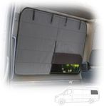 MELIPRON Driver Rear Window Cover Fit for Mercedes Sprinter 170"/170" ext
