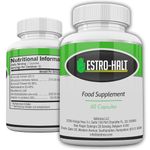 Estro-Halt- Estrogen-Blocker Supplements & Aromatase Inhibitor Pills for Men & Women | Hormone Balance & Anti Estrogen Bloating Control with Indole-3-Carbinol, Broccoli Extract & Uva Ursi