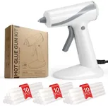 Krightlink Mini hot glue gun Kit with 30 Glue Sticks, Hot Melt, High Temp for School Crafts DIY Arts and Quick Home Repairs (white glue gun)