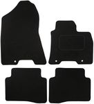 JVL 3606 Fully Tailored Carpet Car Mat, Set of 4, Black