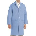 Red Kap Men's Lab Coat, Light Blue, 38