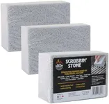 Better Grillin Scrubbin Stone Grill Cleaner-Scouring Brick/Barbecue Grill Brush/Barbecue Cleaner for BBQ, Griddle, 3pk