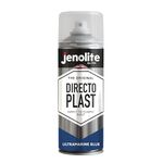 JENOLITE Directoplast Gloss Spray Paint | ULTRAMARINE BLUE | 400ml | Multi Surface Spray Paint | For All Types Of Plastic | No Primer Required | RAL 5002