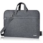 Voova Laptop Bag Carry Case 13 13.3 14 Inch with shoulder Strap,Waterproof Computer Sleeve Cover for Macbook Air 13 M1/M2,MacBook Pro 13/14,13.5” Surface Laptop 3/4, Chromebook 14,Grey