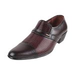 Mochi Mens Leather Wine Mocassin (Size (9 UK (43 EU))