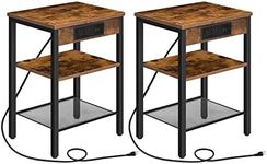 HOOBRO End Table Set of 2 with Char