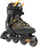 K2 F.I.T. 80 Boa Mens Inline Skates - Gray/Mustard / 9.0