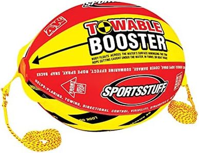 Sportsstuff Booster Ball, Towable Tube Rope Performance Ball Dimensions inflated (38in x 28in) deflated (45in x 36in)