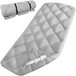 Cot Mattress Pad (Improved Thickness) Quilted Cot Pads for Camping, Camping Sleeping Mat Soft Comfortable Cot Mattress Topper 30" X 75" Camping Mattress Pad for Camp Cot/Rv Bunk/Narrow Twin Beds, Gray