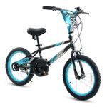 Royalbaby 16 inch Kids Bike Dynamo BMX Style Training Wheels Included Number Plate, Ages 4-7 Year Old Multiple Colors, Blue