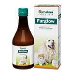 Himalaya Furglow (Skin & Coat Tonic) Liquid for Dogs & Cats 200ml I Omega Fatty Acid Supplement, for Shiny Coat I Controls Allergic Reactions Like in Flea Bites & Atopy I Controls Fungal Infections