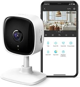 TP-Link Tapo 2K Indoor Security Camera for Baby Monitor, Dog Camera w/Motion Detection, 2-Way Audio Siren, Night Vision, Cloud & SD Card Storage(Up to 256 GB), Works w/Alexa & Google Home(Tapo C110)