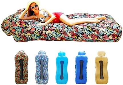 Inflatable Couch, Inflatable Lounger Air Sofa | No-Pump Blow Up Couch | Ergonomic Design, Air Couches Outdoor for Camping & Park & Beach, Upgrade Your Camping Accessories