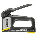STANLEY FATMAX® FMHT70401-0 4-in-1 Multi-Tacker - Light Duty Stapler and Brad Nailer, Anti-Jam Mechanism, Takes Type A, Type G, Type J and Type CT100 Staples and Brad Pins, Staples NOT Included