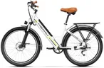 Cybervelo 1000 Peak Electric Bike for Adults,up 80 Miles Removable Battery Ebike, 26" Electric E Bike with 7-Speed,Adult Electric Bicycles for Commute Beach Snow Womens All Terrain