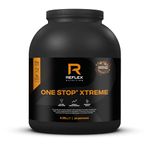 Reflex Nutrition One Stop® Xtreme - Serious Mass Gainer - All in One Protein Powder - 55g Protein, 10.3g BCAAs, 5,000mg Creatine - Muscle Building Protein Shake (Chocolate Perfection, 4.35kg)