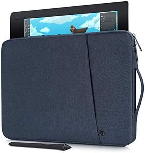 Drawing Tablet Sleeve Case for UGEE M708, GAOMON PD1161, Huion HS610 HS611/ Inspiroy 2, HUION KAMVAS 12/13, Wacom PTH660, XP-Pen Deco 01 V2, Navy Blue