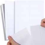 250 Piece Blank Printable Business Cards 3.5 x 2, Perforated Card Stock Paper for Inkjet and Laser Printers, 10 Cards Per Sheet - (White)