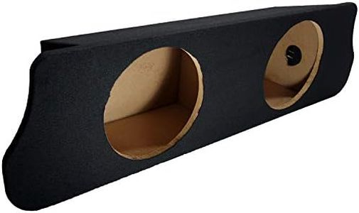 American Sound Connection Compatible with Ford Mustang Coupe 1994-2004 Dual 12" Subwoofer Sub Box Speaker Enclosure