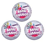 5 Surprise Toy Mini Brands Capsule 3pk Series 1 Real Miniature Zuru