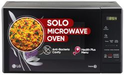 LG 20 L Solo Microwave Oven (MS2043BP, Black, Health Plus Menu & Steam Clean - Best Diwali Gift )